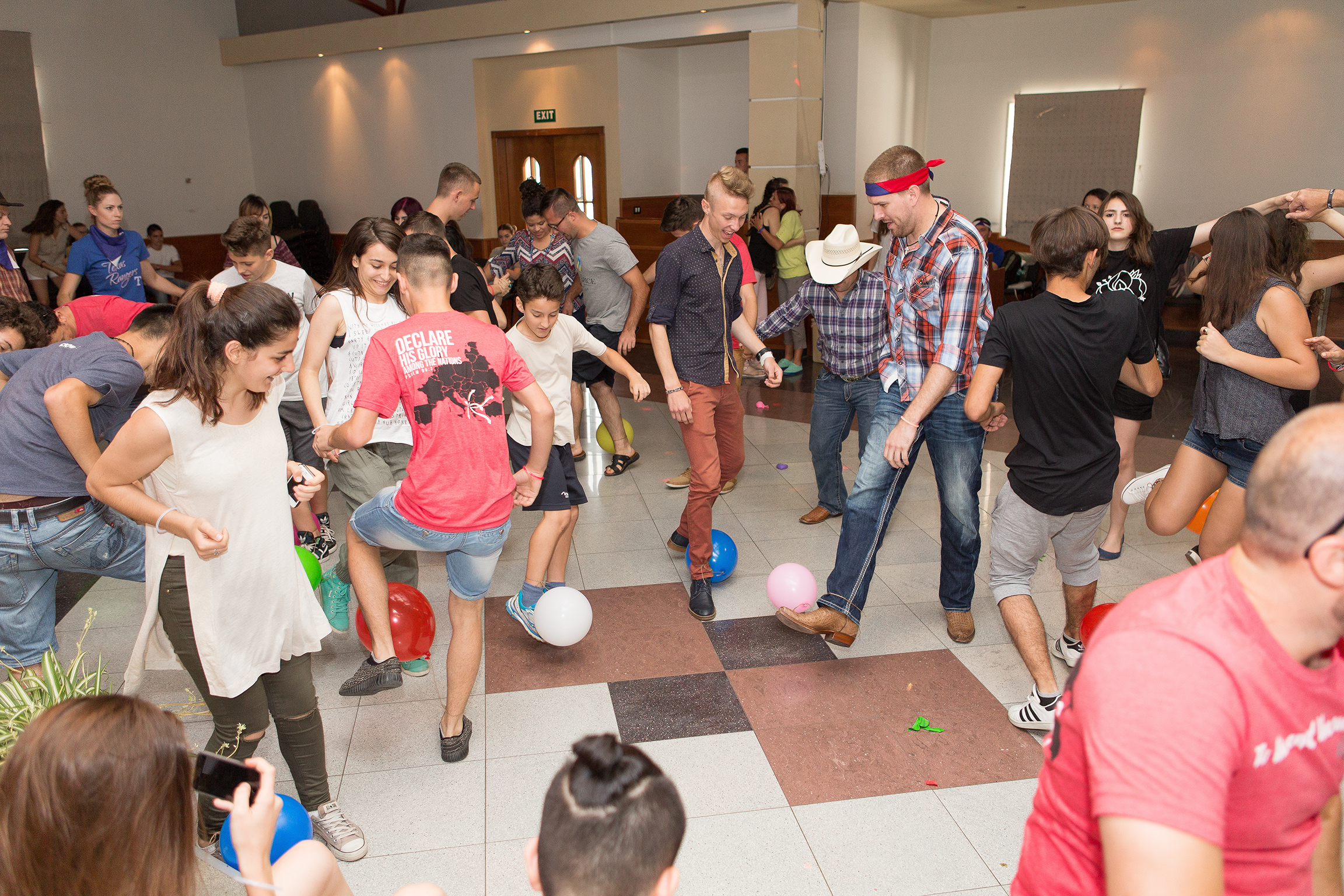 The baloon popping game