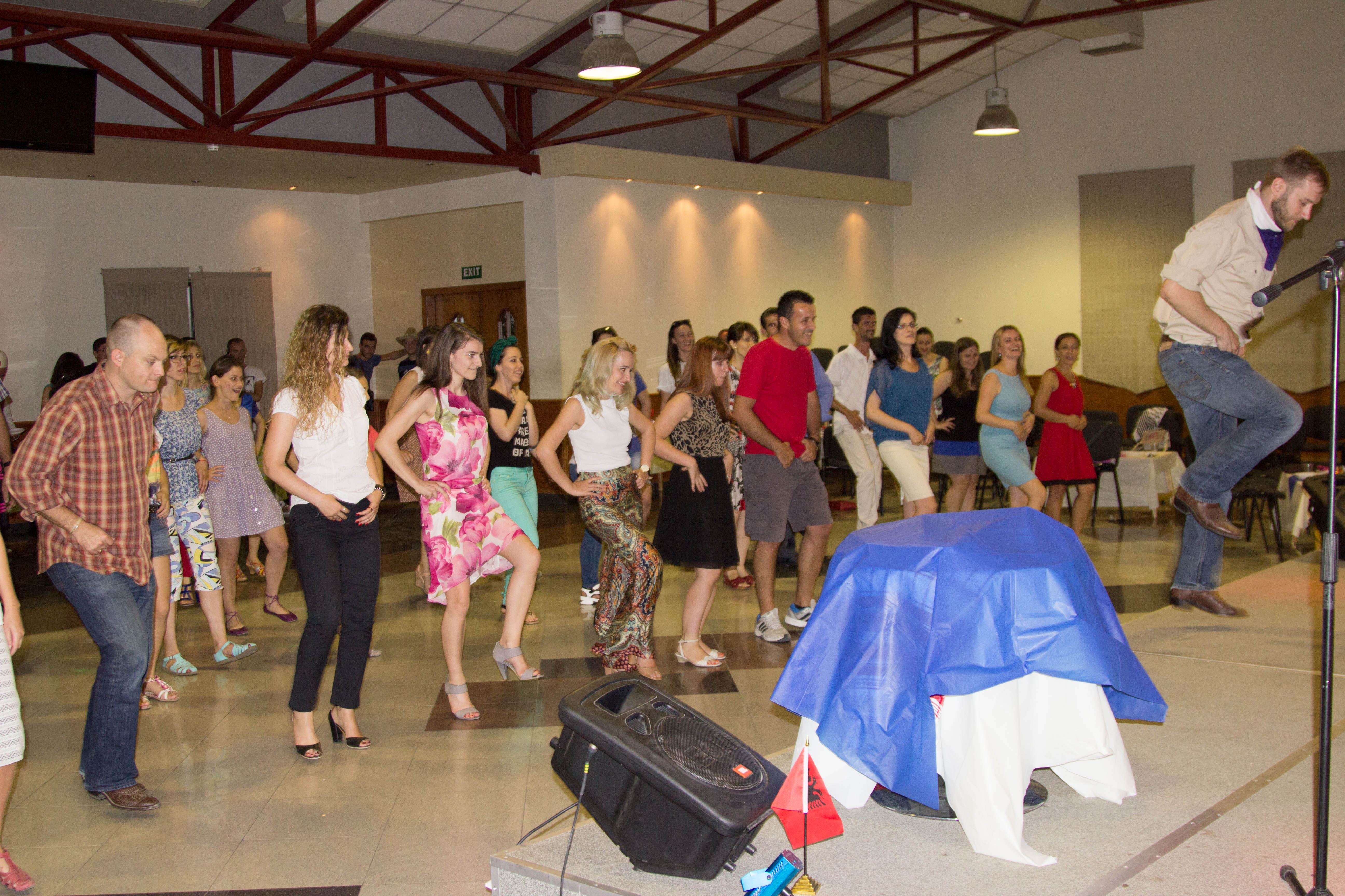 Country dancing with the Albanians