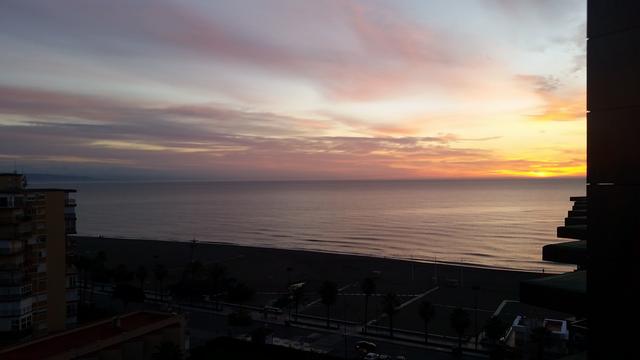 Sunrise over Malaga