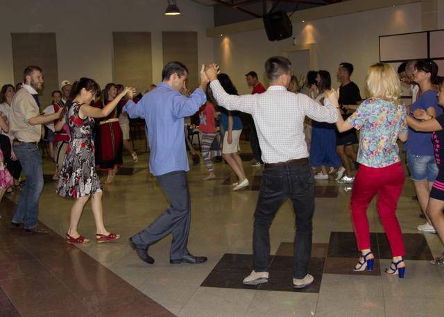 Albanian style dancing