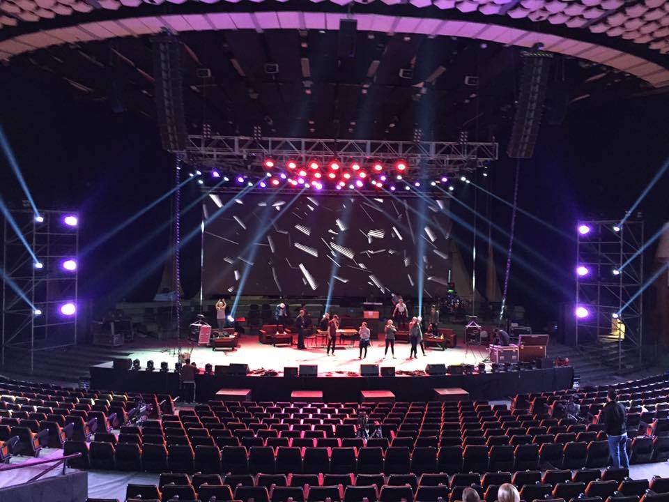 The empty auditorium